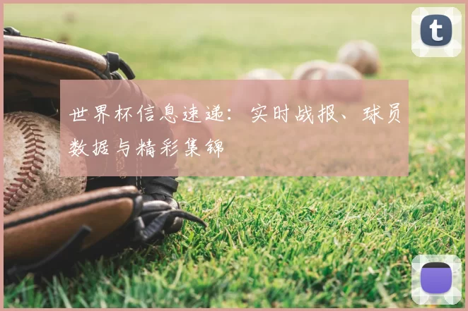 世界杯信息速递：实时战报、球员数据与精彩集锦